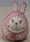 フェルトのうさぎダルマ