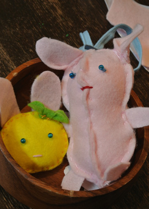 みなさんが作ったぬいぐるみ ウサギ