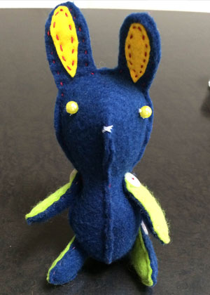 みなさんが作ったぬいぐるみ　ウサギ