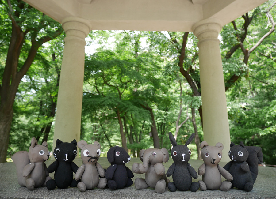 布のぬいぐるみシリーズa