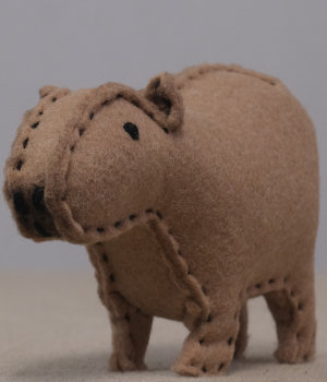 フェルトのカピバラ
