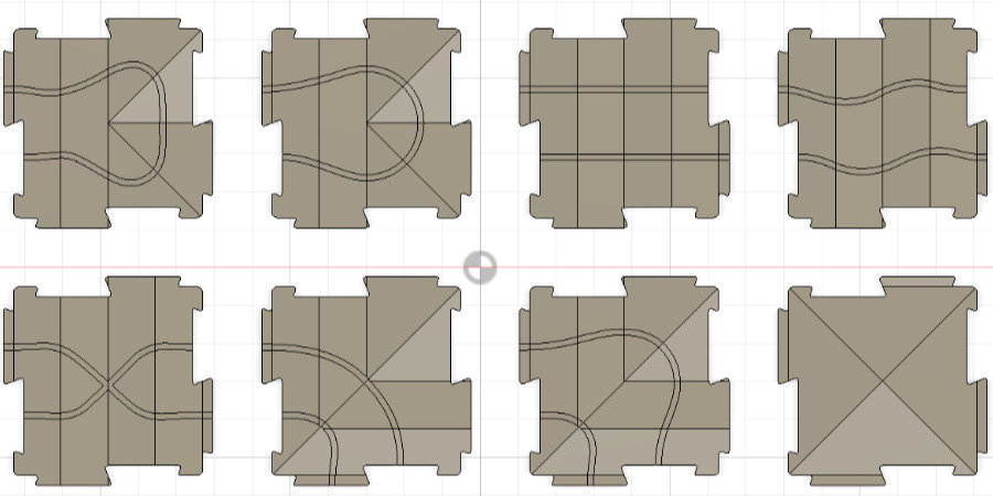 凸凹走行パネルデータ８種類