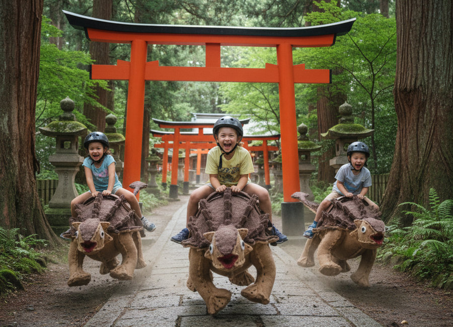 フェルトの恐竜アンキロサウルスSD