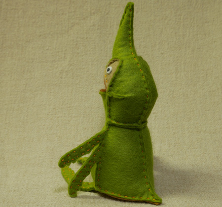 フェルトのバッタ２の作り方02