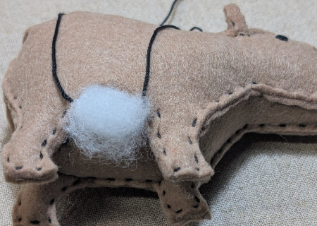 フェルトのカピバラの作り方09