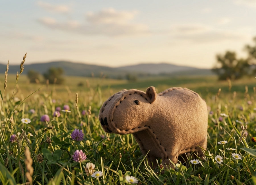 フェルトのカピバラ