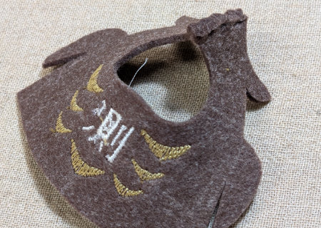 フェルトのフクロウ２の作り方04