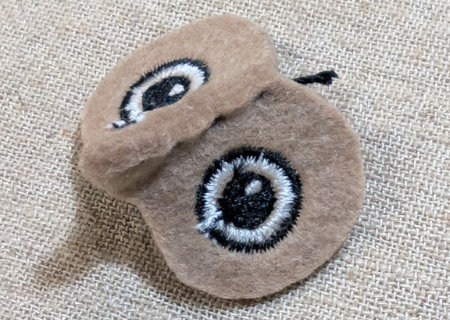 フェルトのフクロウ２の作り方05