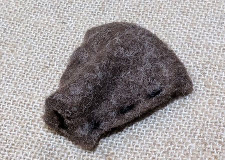 フェルトのフクロウ２の作り方16