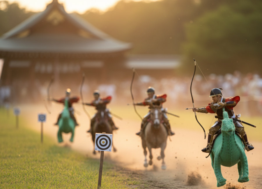 フェルトの恐竜ハドロサウルス