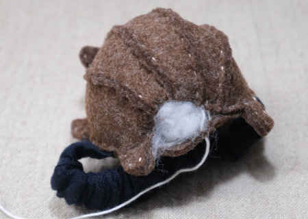 フェルトのはりやまハリネズミの作り方12