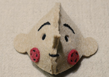 フェルトのはりやまかおの作り方10