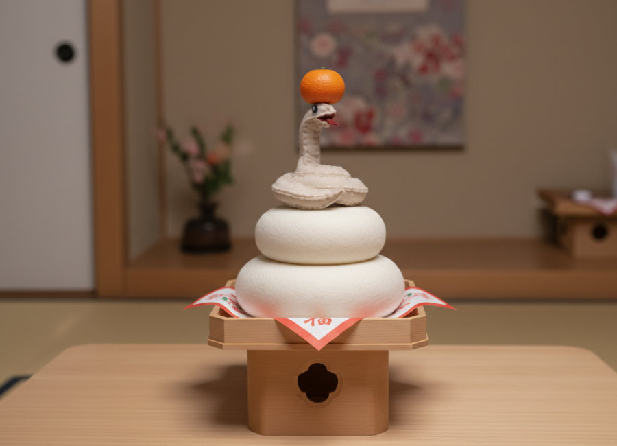 フェルトのヘビ