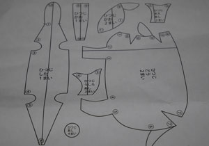 ぬいぐるみ 作り方 【フェルトのひつじ】02
