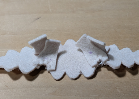ぬいぐるみ 作り方 【フェルトのひつじ３】13
