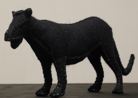 フェルトのヒョウ２の作り方01