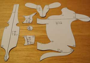 ぬいぐるみ 作り方 【フェルトのいぬ】03