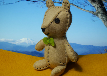 フェルトのクマの作り方02