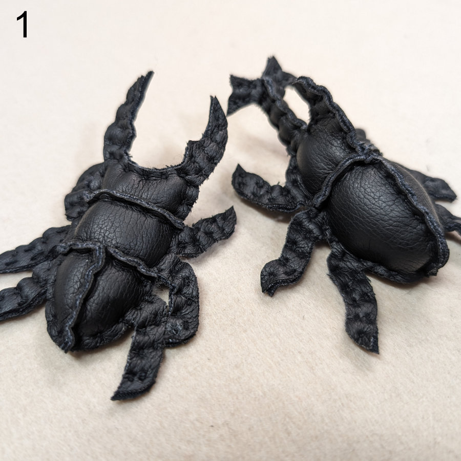 フェルトのクワガタ３の作り方03