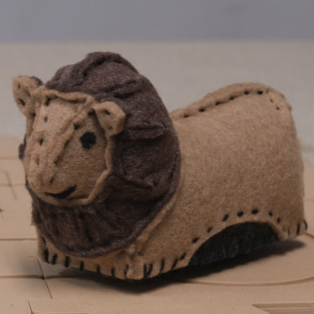 ぬいぐるみ 作り方 【フェルトのライオン４】01