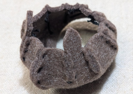 フェルトのライオン４の作り方05