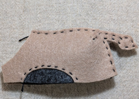 フェルトのライオン４の作り方09