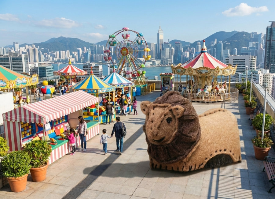 フェルトのライオン４