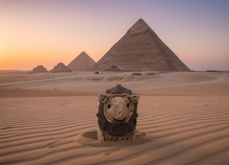 フェルトのライオン４