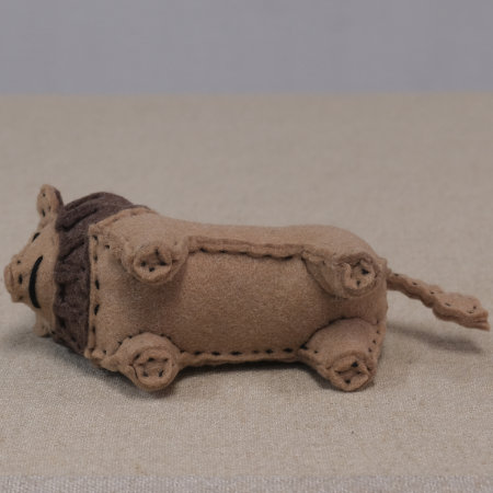 ぬいぐるみ 作り方 【フェルトのライオン５】06