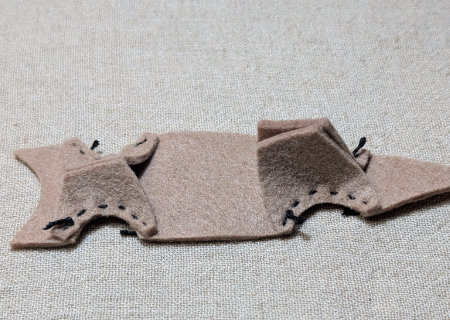 フェルトのライオン５の作り方07