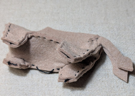 フェルトのライオン５の作り方08