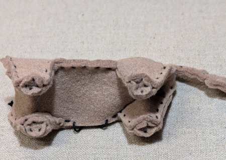 フェルトのライオン５の作り方10