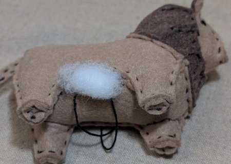 フェルトのライオン５の作り方12