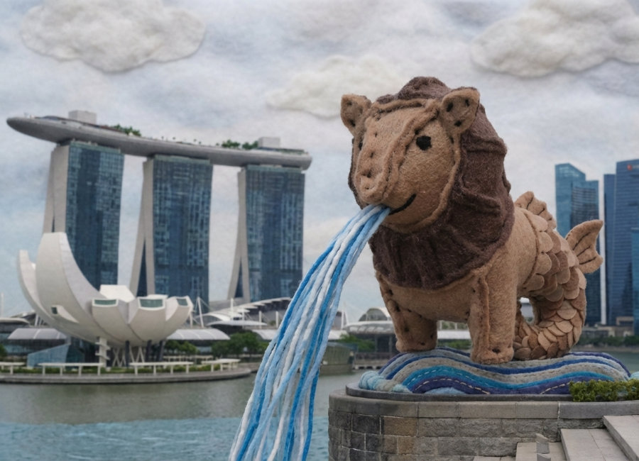 フェルトのライオン５