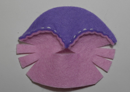 フェルトの招き猫の作り方09
