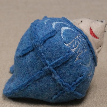ぬいぐるみ 作り方 【フェルトのねずみダルマ】03
