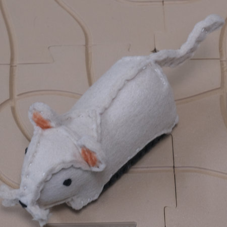 ぬいぐるみ 作り方 【フェルトのネズミ６】03