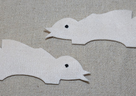 フェルトのネズミ６の作り方06