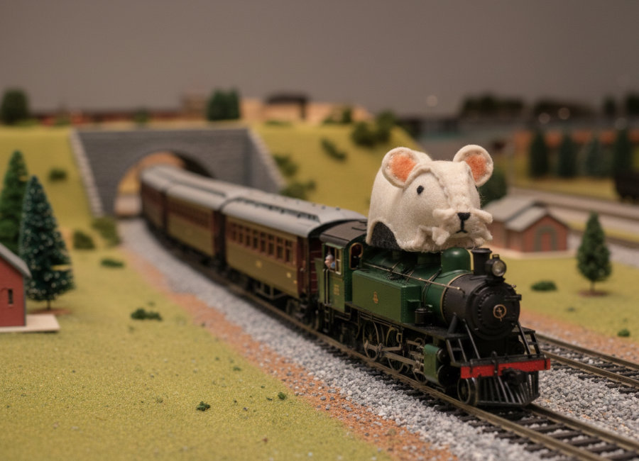 フェルトのネズミ６