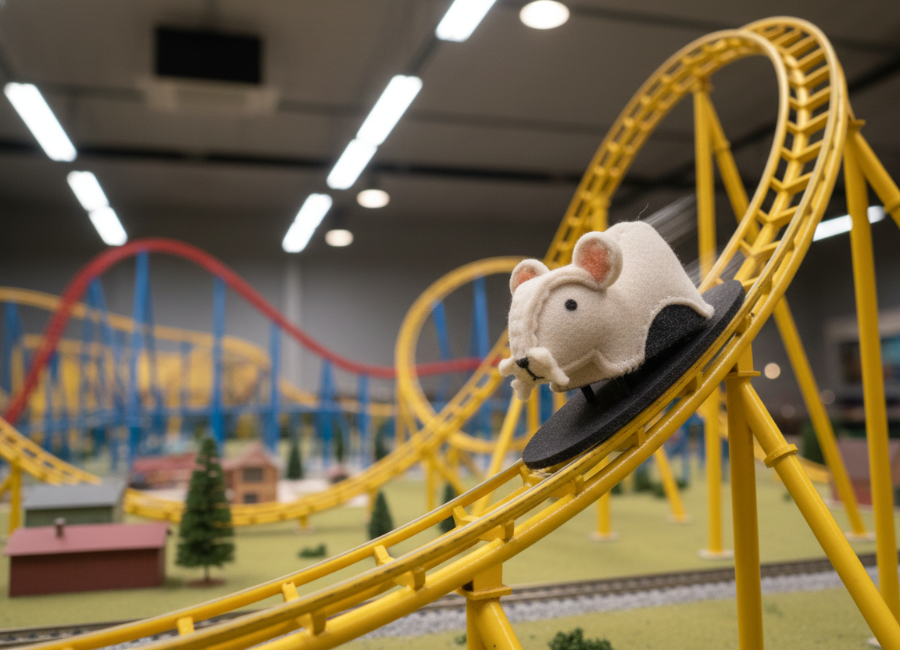 フェルトのネズミ６