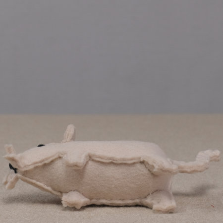 ぬいぐるみ 作り方 【フェルトのネズミ７】04