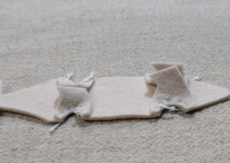 フェルトのネズミ７の作り方07