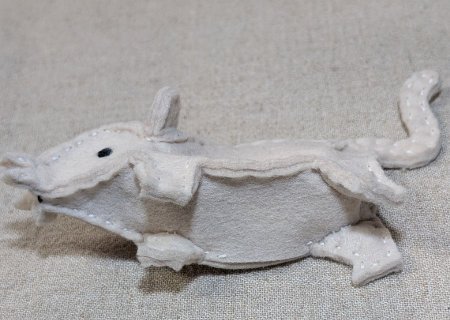 フェルトのネズミ６の作り方08