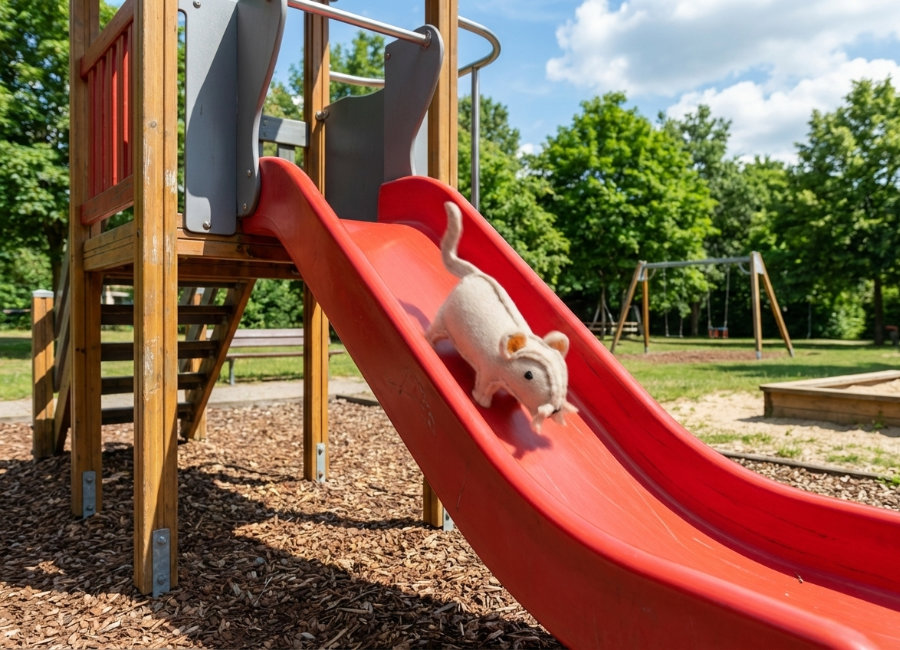 フェルトのネズミ７