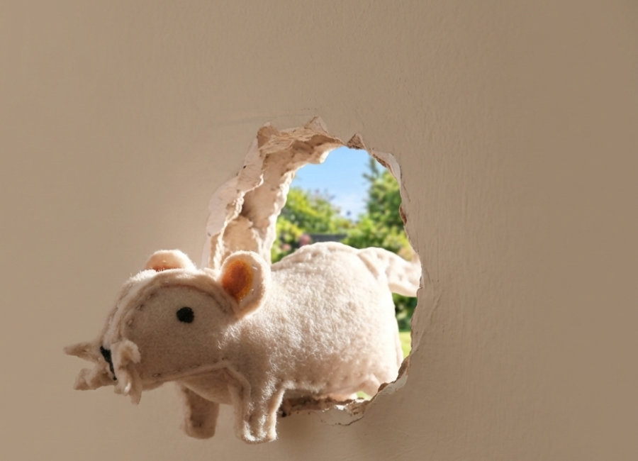 フェルトのネズミ７