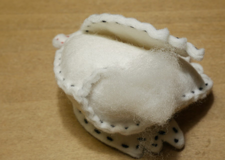 フェルトのにわとり（酉）の作り方07