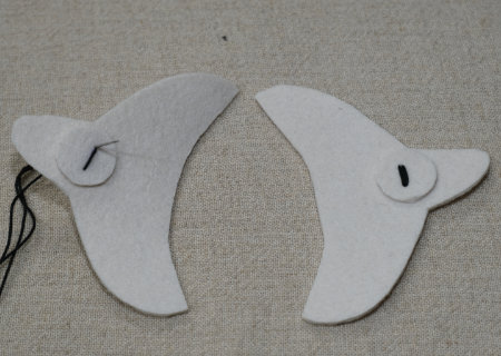 フェルトのオウムガイの作り方02