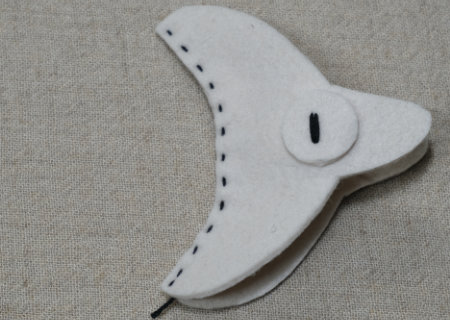 フェルトのオウムガイの作り方03