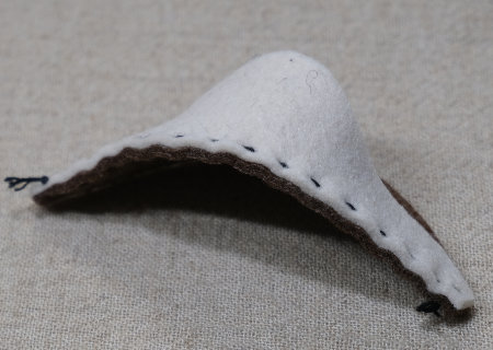 フェルトのオウムガイの作り方07