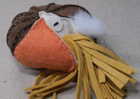 フェルトのオウムガイの作り方16